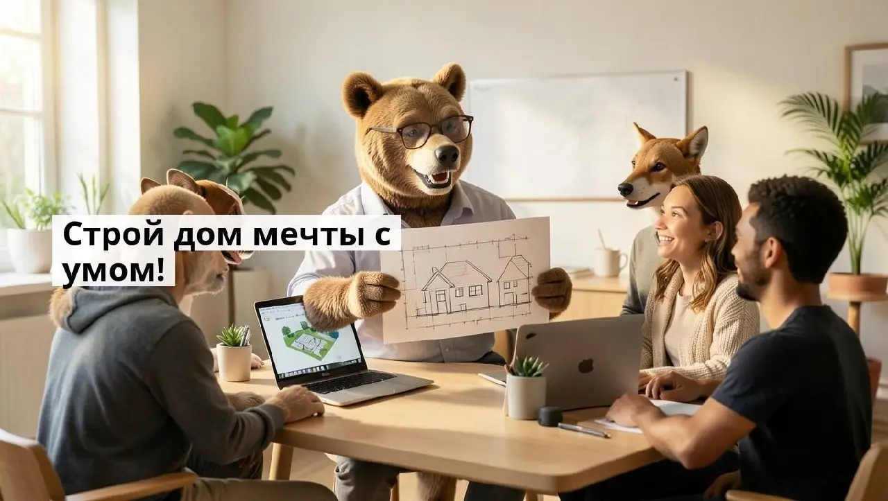 Слушай, 78% наших подписчиков уже начали строить дом своей мечты благодаря планам из SweetHome! Анализ 5000+ проектов показывает: именно грамотный план снижает бюджет стройки на 23% | Сетка — социальная сеть от hh.ru