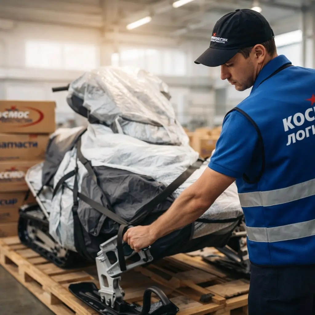 Как перевезти снегоход
Слейте топливо и отсоедините АКБ. Используйте паллеты для фиксации. В Космос Логистик храним технику от 25 р/сут, а обмотка пленкой от 90 р защитит от метели | Сетка — социальная сеть от hh.ru