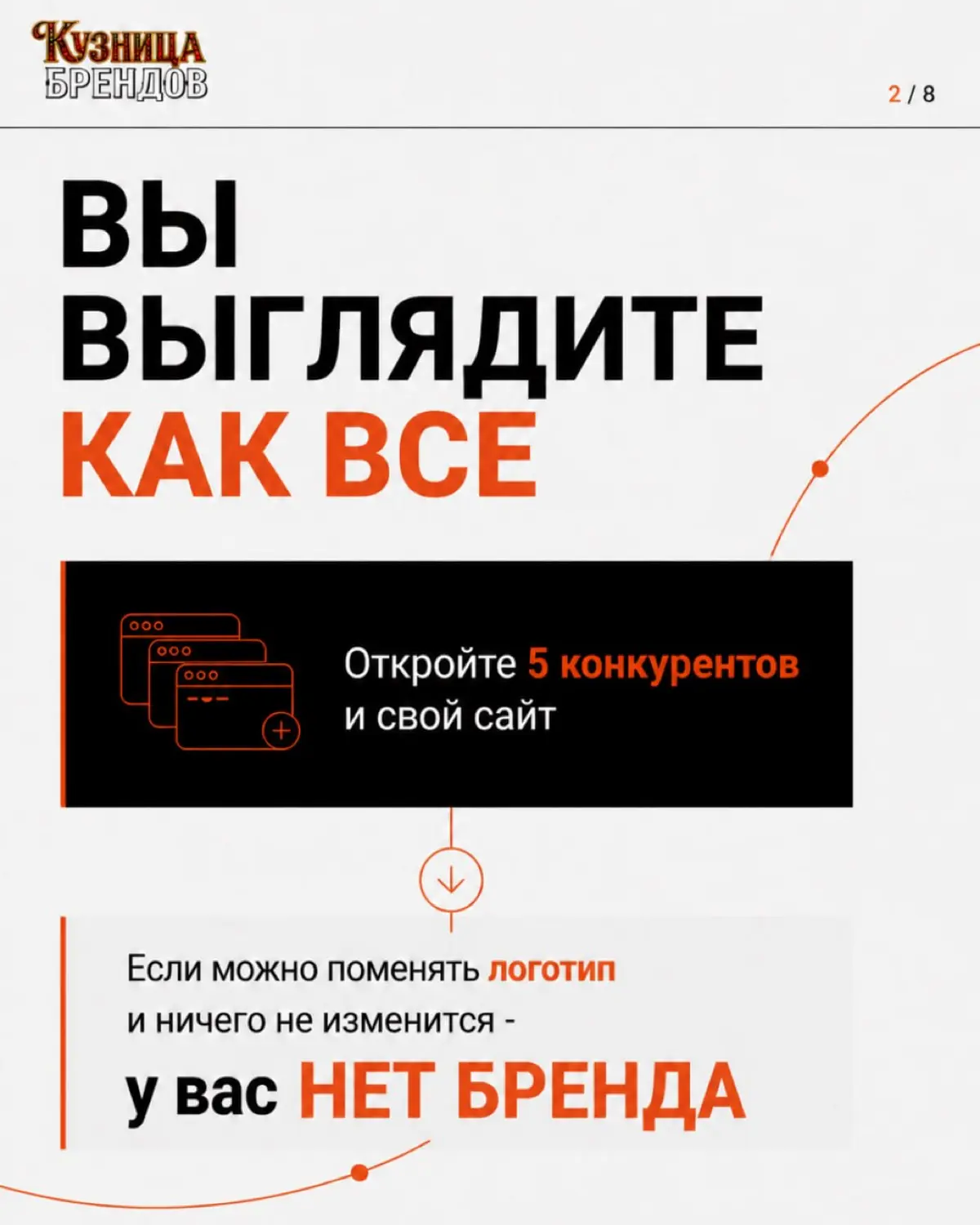 Ваш бренд кажется нормальным
Пока его не сравнили с конкурентами.
И именно поэтому он не продаёт.
В карусели показываем, почему бренд выглядит как все и где вы теряете внимание и деньги | Сетка — социальная сеть от hh.ru