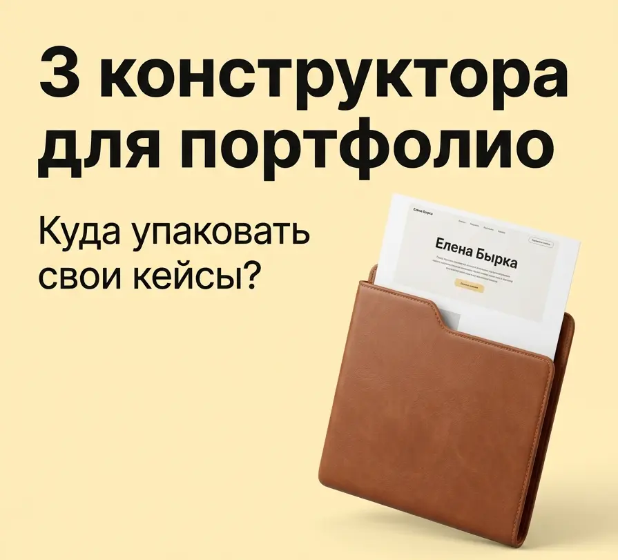 3 конструктора для портфолио (бесплатные и простые) | Сетка — социальная сеть от hh.ru