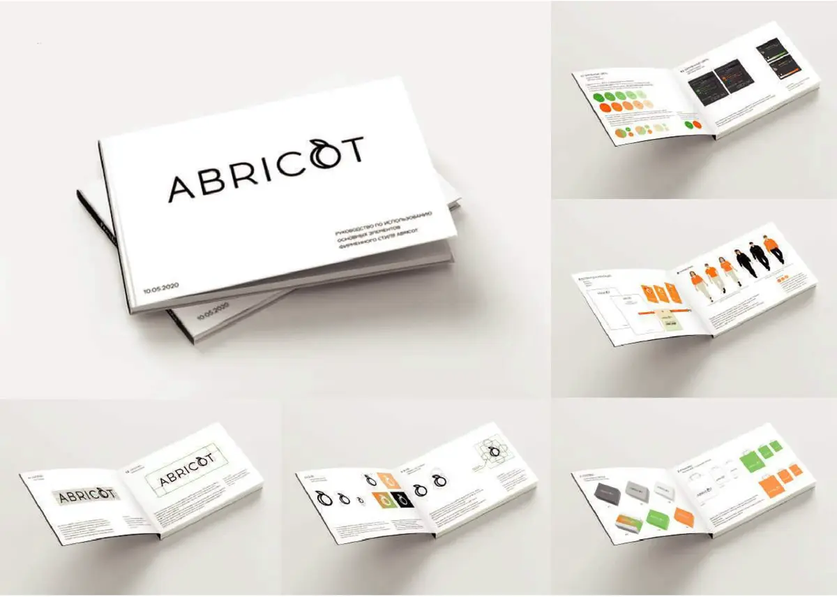 Брендбук для Abricot | Сетка — социальная сеть от hh.ru