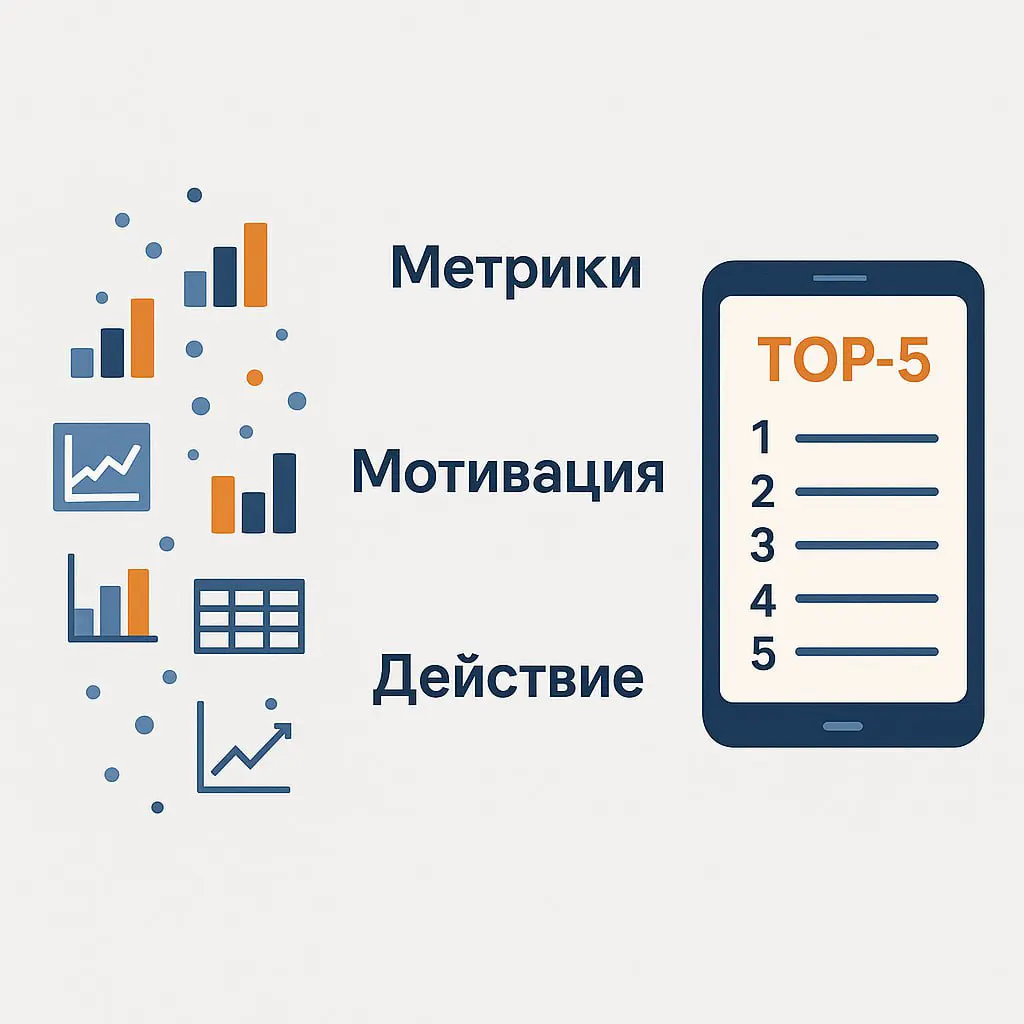 🧩 Метрика + Мотивация + Практика = Ваш ТОП-5 проблем | Сетка — социальная сеть от hh.ru