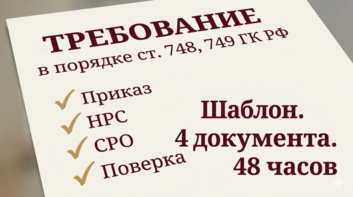 Письмо, которое разворачивает липовый технадзор за 48 часов | Сетка — социальная сеть от hh.ru