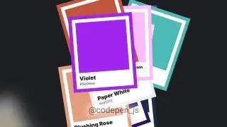 Color Name Stacks — сцена с анимированными карточками. Реализована с помощью CSS и JS
https://codepen.io/meodai/pen/wvXWyrw | Сетка — социальная сеть от hh.ru