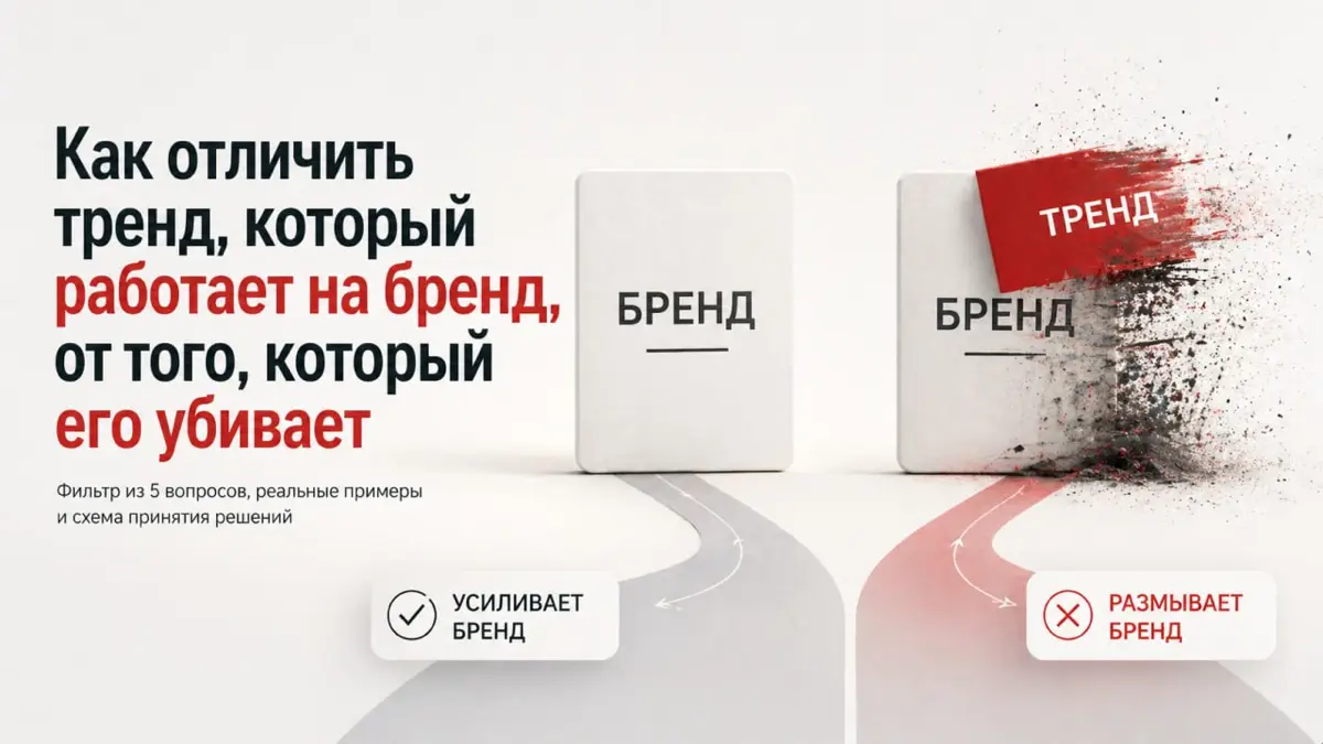 Тренд может усилить бренд, а может разрушить его за несколько недель | Сетка — социальная сеть от hh.ru