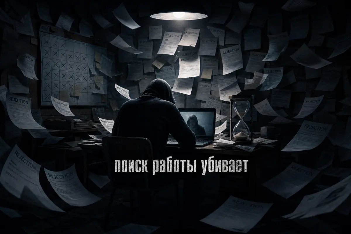 Поиск работы убивает людей | Сетка — социальная сеть от hh.ru