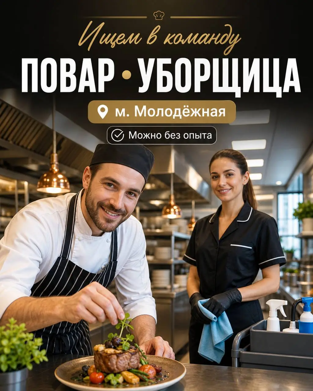 1️⃣ПОВАР,
2️⃣УБОРЩИЦА,
3️⃣ПОВАР ХОЛОДНОГО ЦЕХА,
4️⃣ПОВАР ГОРЯЧЕГО ЦЕХА,
5️⃣ПОВАР НА МАНГАЛ
От 4 000₽/смена
Прямой работодатель
• Москва, м | Сетка — социальная сеть от hh.ru