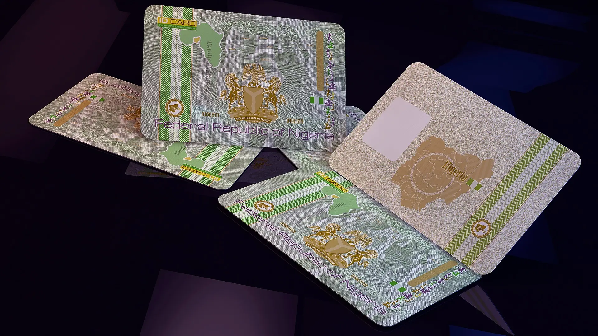 ID-Паспорт Нигерии. Векторная графика | Сетка — социальная сеть от hh.ru
