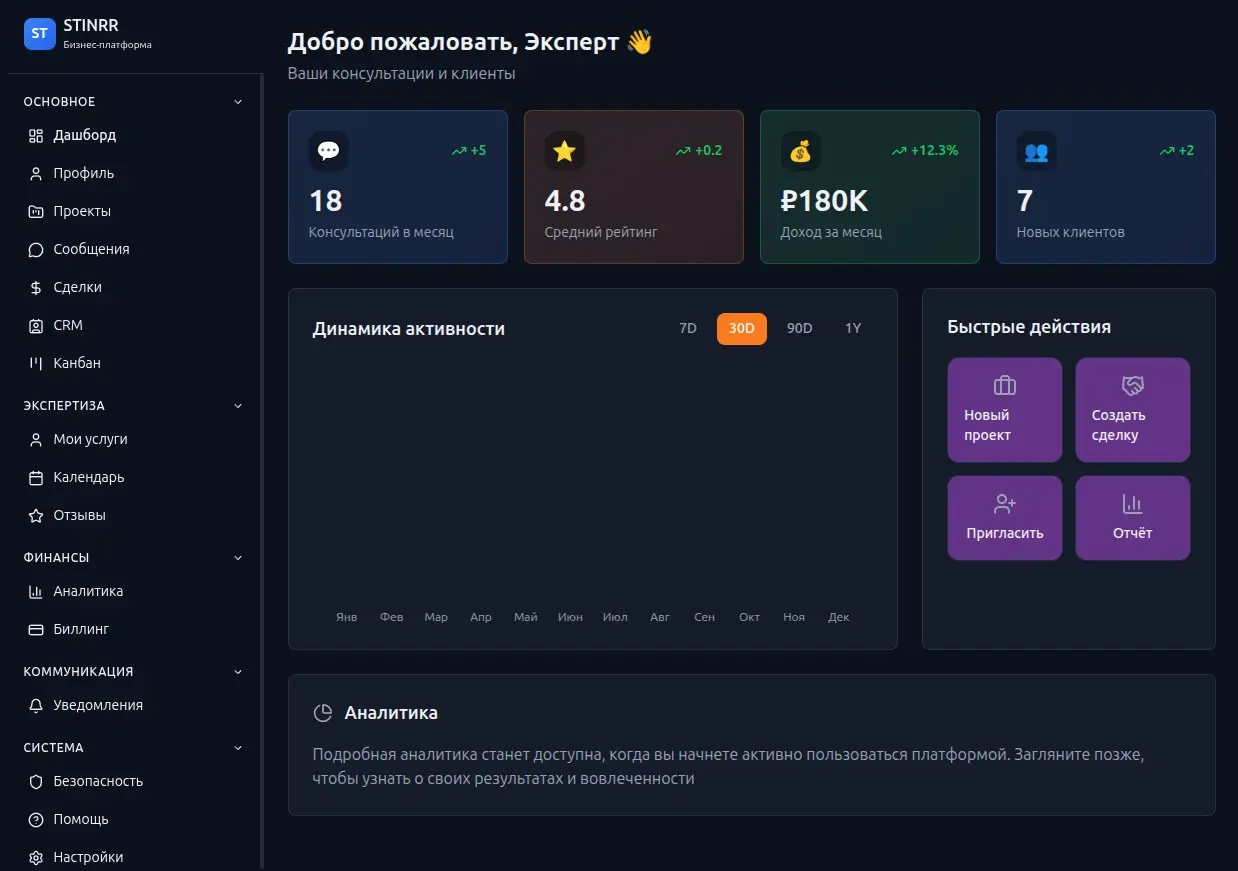СТИНРР | STINRR Ecosystem | Сетка — социальная сеть от hh.ru
