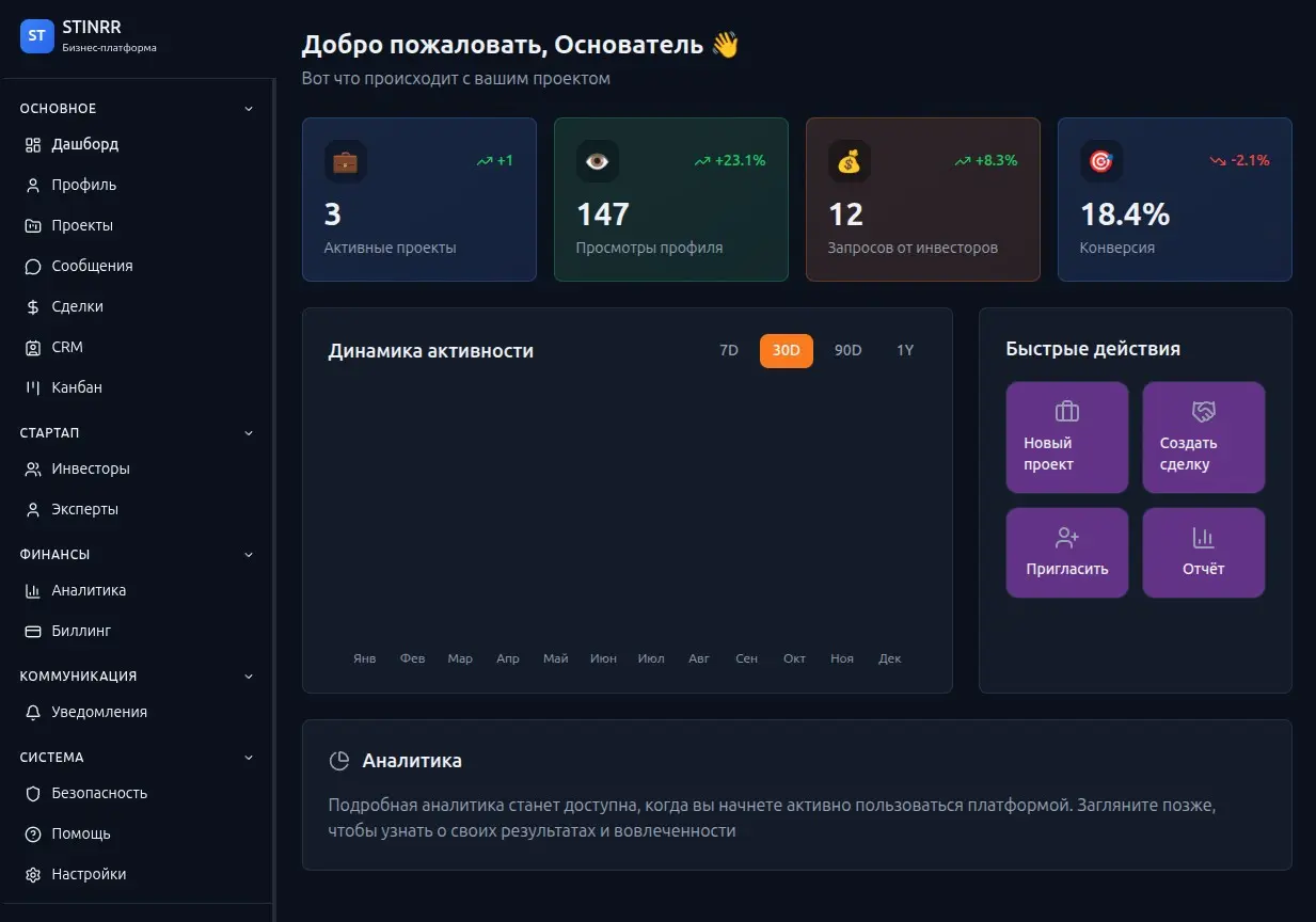 СТИНРР | STINRR Ecosystem | Сетка — социальная сеть от hh.ru