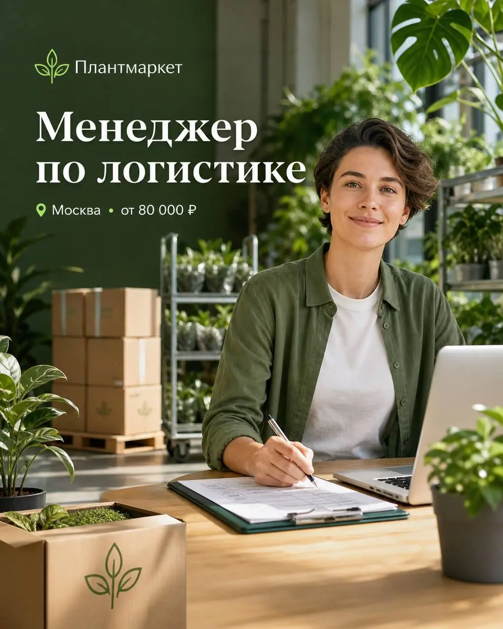 МЕНЕДЖЕР ПО ЛОГИСТИКЕ
От 80 000₽ + полугодовые премии
Плантмаркет
• Москва, м. Окская
• Логистика
• @HRPlantMarket
Полное описание вакансии размещено в Телеграм и Макс | Сетка — социальная сеть от hh.ru