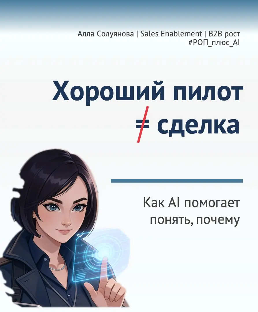 Как AI помогает превратить “хороший пилот” в сделку | Сетка — социальная сеть от hh.ru