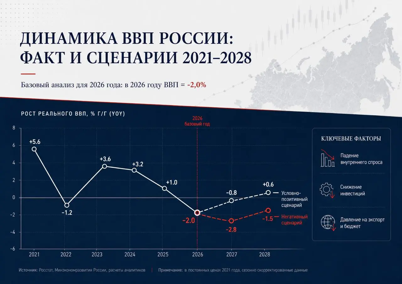 Россия в кризисе? Макроразбор 2026
Собрал короткий визуальный обзор по экономике России на 2026–2028 годы | Сетка — социальная сеть от hh.ru