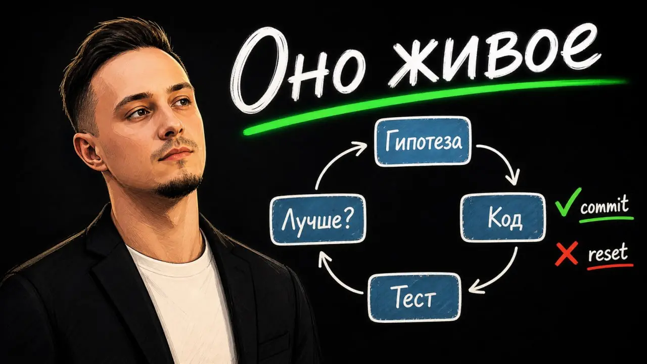 Claude Code + AutoResearch = Новая Мета
Я как-то вам обещал снять видео про autoresearch от Андрея Карпатый
Смысл в том, что этот инструмент позволяет автоматически улучшать буквально любую метрику – ... | Сетка — социальная сеть от hh.ru