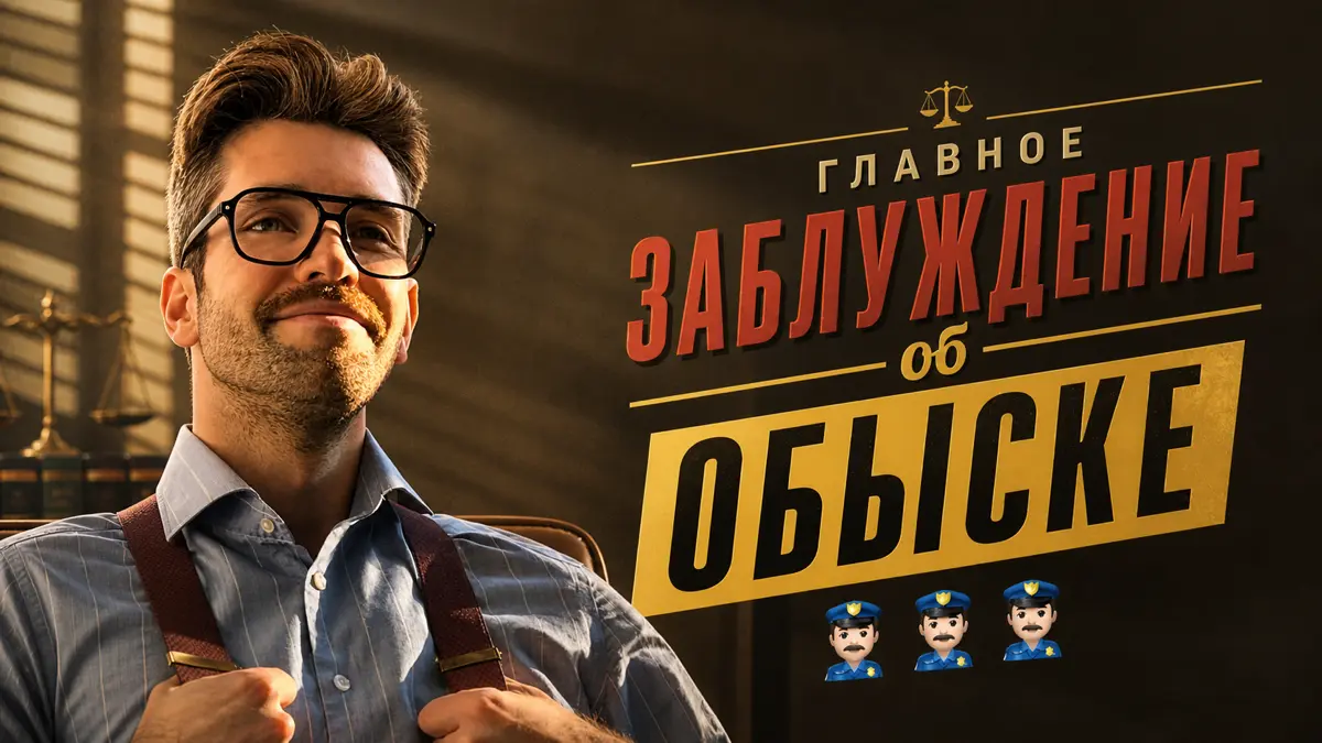 Какое самое главное заблуждение об обыске? | Сетка — социальная сеть от hh.ru