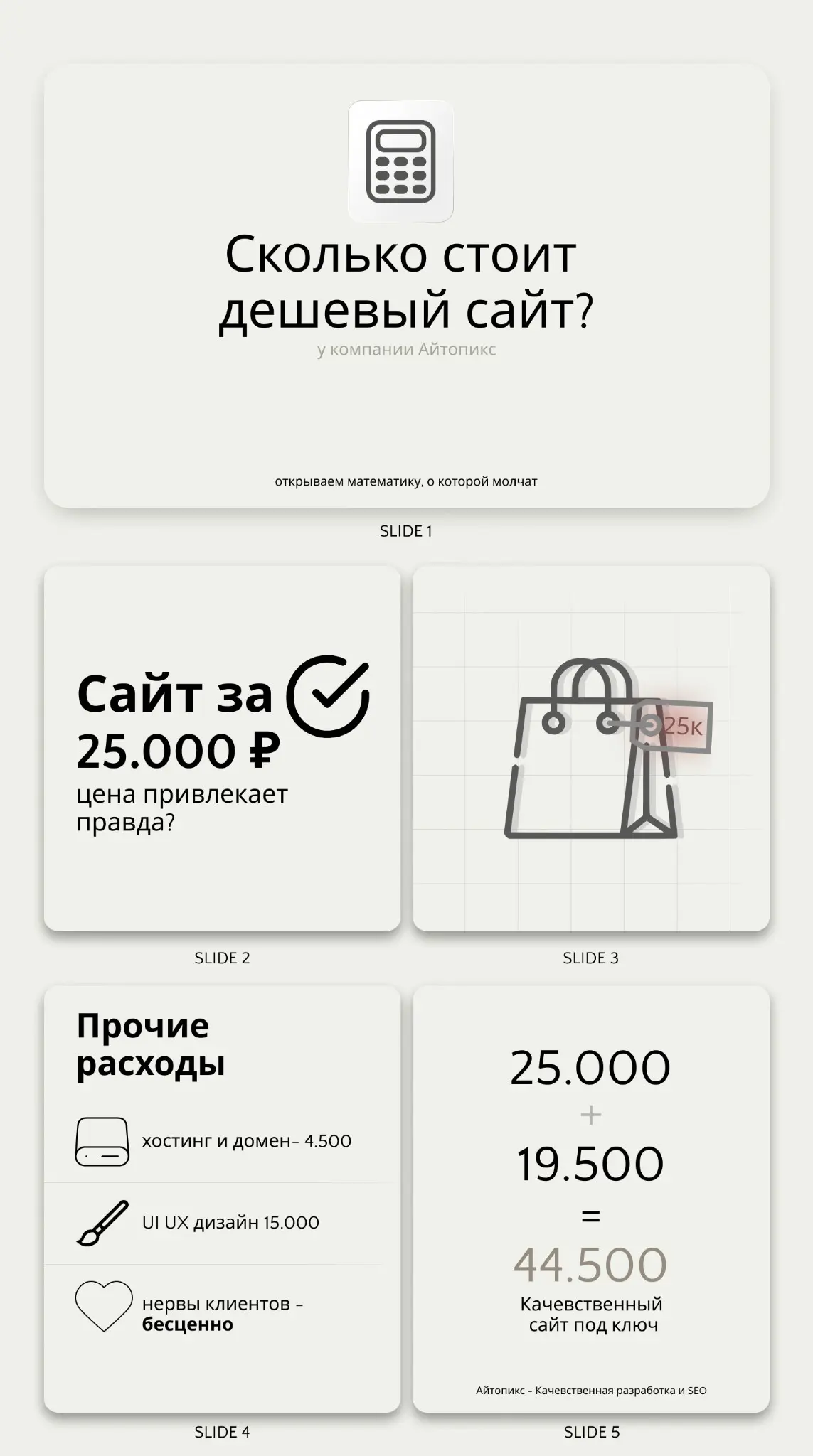 Айтопикс - сколько стоит разработка самого дешевого лэндинга | Сетка — социальная сеть от hh.ru