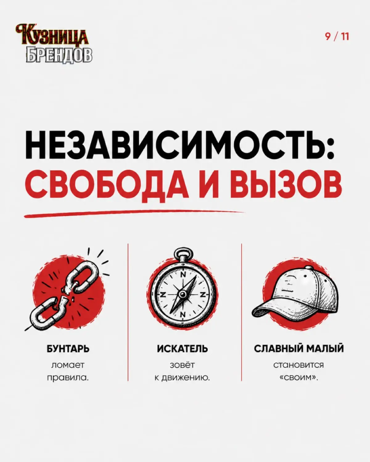 Почему одни бренды запоминаются, а о других клиент забывают сразу
В карусели показываем, как архетип формирует характер бренда и почему без него стратегия не работает как система | Сетка — социальная сеть от hh.ru