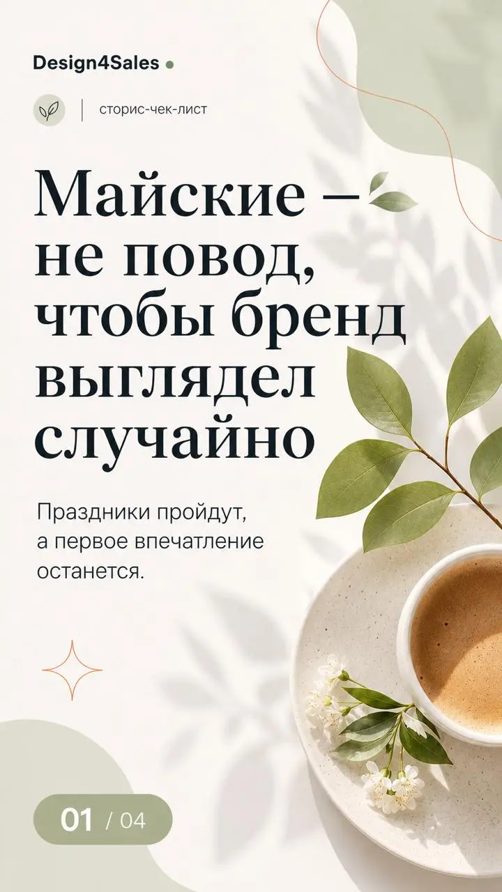 Майские — не повод, чтобы бренд выглядел случайно 🌿
Праздники пройдут, а первое впечатление останется | Сетка — социальная сеть от hh.ru