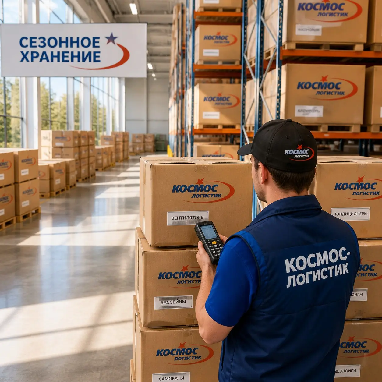 Топ советов для летних товаров
Освобождайте полки: сезонный товар лучше отправить на ответственное хранение. В Космос Логистик это стоит от 25 р/сутки за паллет | Сетка — социальная сеть от hh.ru