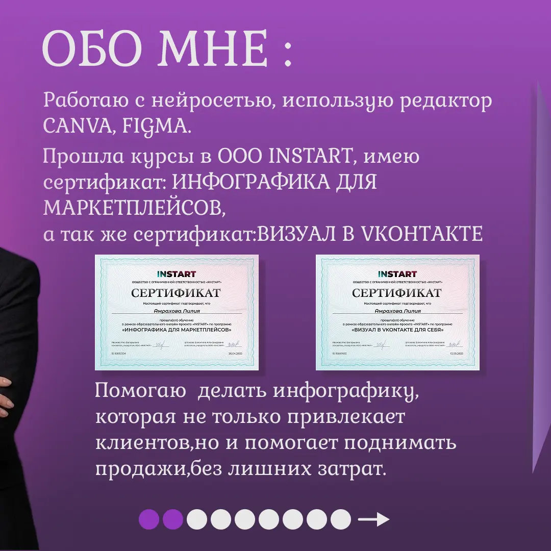 ✨ Моё новое портфолио и прайс — теперь в одной карусели для вашего удобства! | Сетка — социальная сеть от hh.ru
