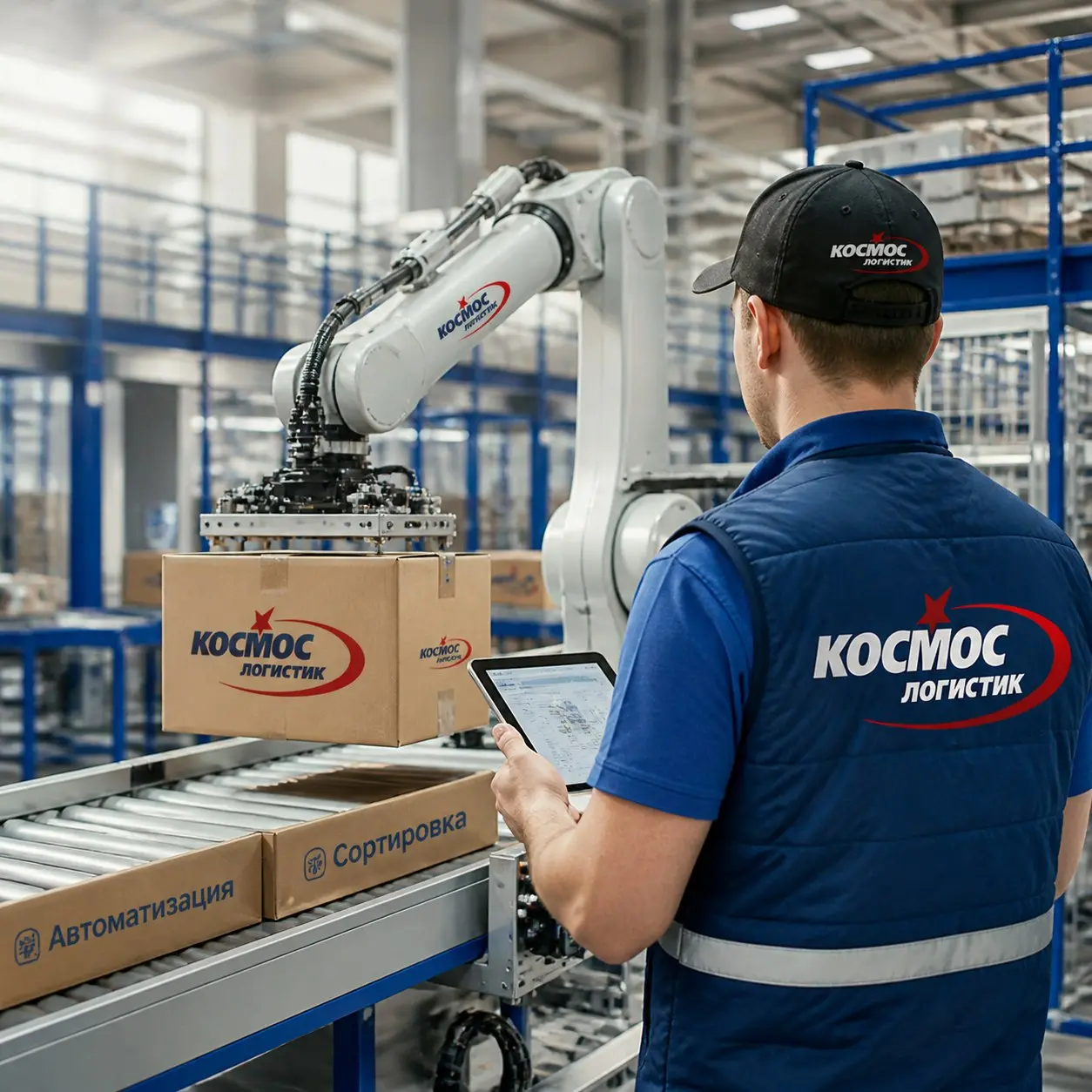 Роботы на складе
Автоматизация экономит до 30% времени на сборку. В Космос Логистик мы сочетаем роботов и ручной труд, чтобы хранение стоило от 25 р. и выгрузка от 140 р. за паллет | Сетка — социальная сеть от hh.ru