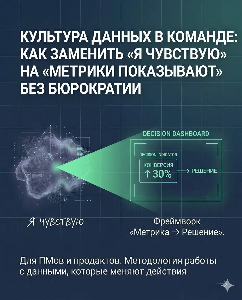 Культура данных в команде: от «я чувствую» к «приземлению» | Сетка — социальная сеть от hh.ru