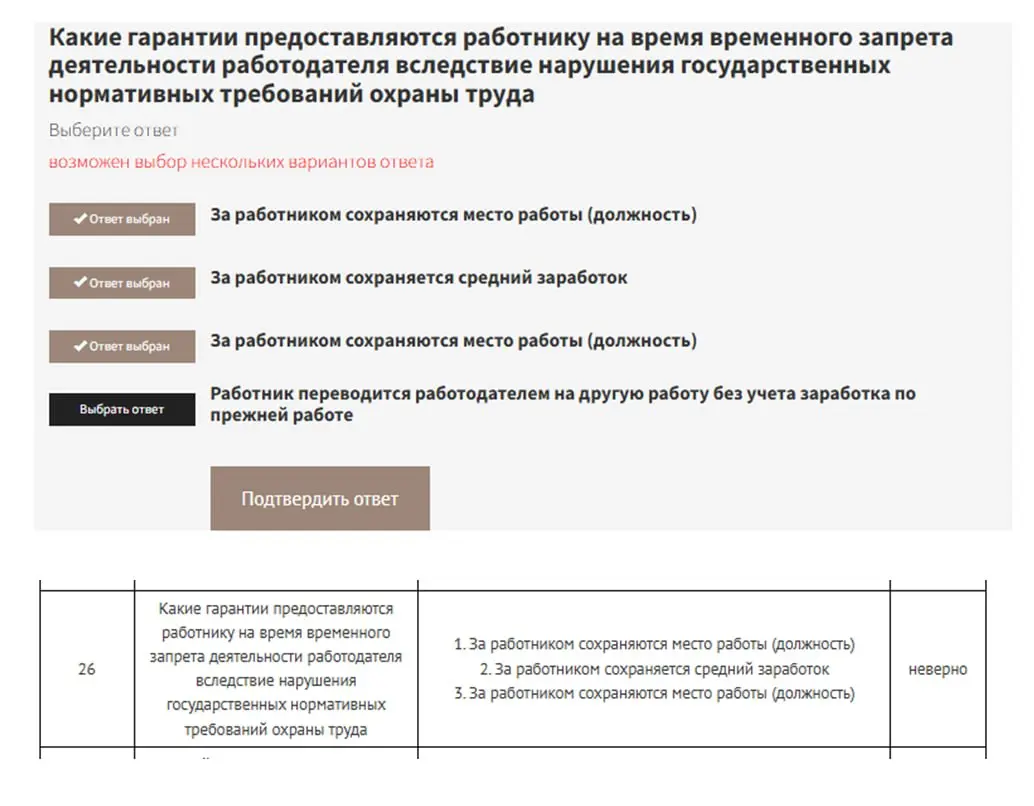 И как отвечать в ЕИСОТ?
Из двух одинаковых ответов, правильный только один. И какой из них - одному Минтруду ведомо (они ещё и перемешиваются рандомно).
➡️ https://go.spec | Сетка — социальная сеть от hh.ru