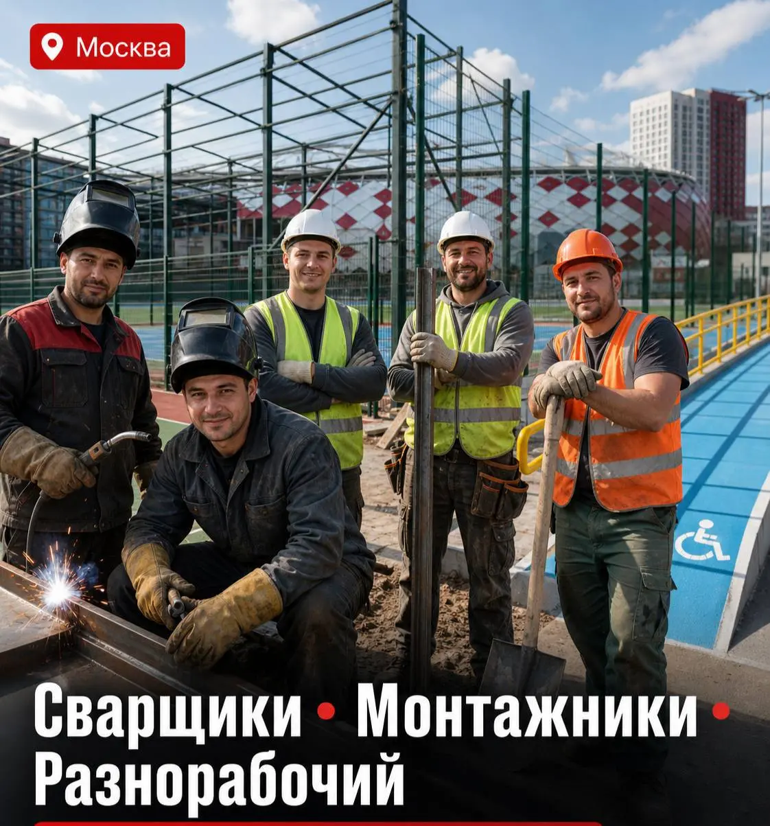 1️⃣СВАРЩИК - от 7000₽/смена2️⃣МОНТАЖНИК - от 5000₽/смена3️⃣РАЗНОРАБОЧИЙ - от 5000₽/смена
Прямой работодатель
• Москва, м | Сетка — социальная сеть от hh.ru