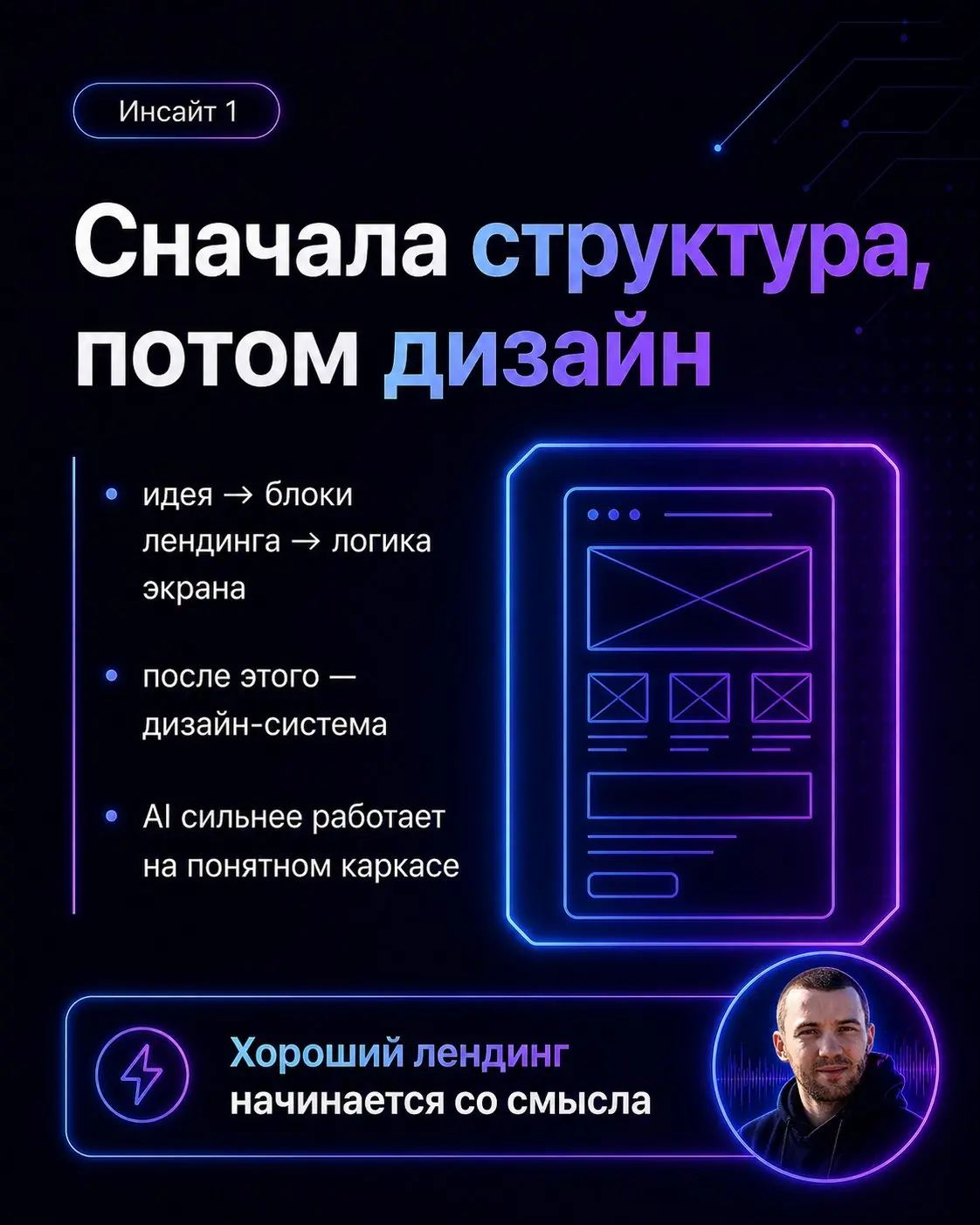 Записали выпуск с Михаилом Пузырёвым. Он показал, как с помощью Google Stitch и Antigravity быстро собрать лендинг: от идеи и структуры до дизайна и почти готового сайта | Сетка — социальная сеть от hh.ru