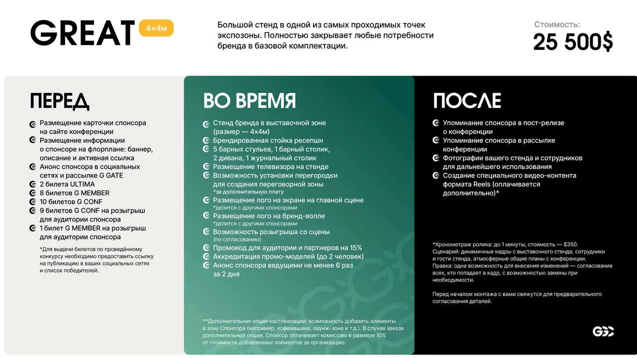 🤟 7000+ участников, 160+ спонсоров, 50+ спикеров — это G GATE CONF 2026!
Конфа пройдет 26-27 июня в Тбилиси — тут интервью с деталями | Сетка — социальная сеть от hh.ru
