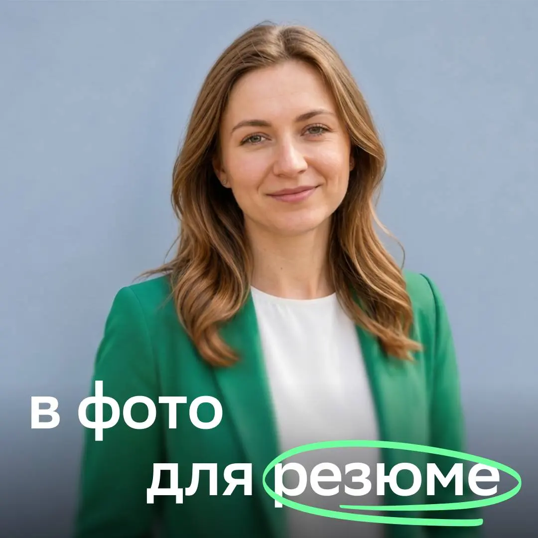 ФАКТ ДНЯ: примерно каждое второе фото в твоей галерее можно превратить в фото для резюме.
Даже то, что ты сделал на даче. Даже то, что около мангала на шашлыках. Волшебство сотворит Kandinsky 6 | Сетка — социальная сеть от hh.ru