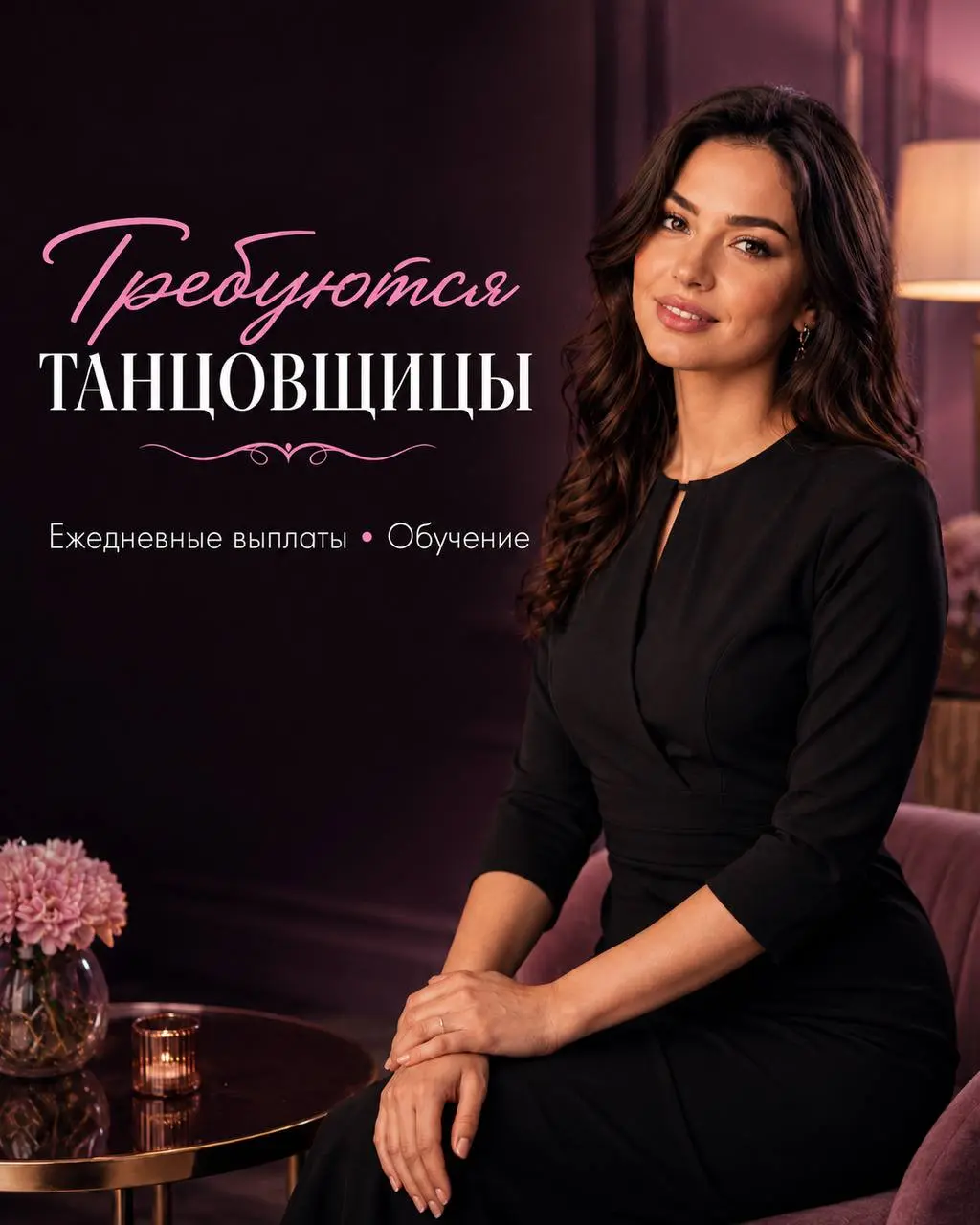 ТАНЦОВЩИЦА
От 200 000₽
сеть ночных-баров
• Москва
• Другое
• +79151342584
Полное описание вакансии размещено в Телеграм и Макс. Переходите по ссылке в закрепленном сообщении | Сетка — социальная сеть от hh.ru