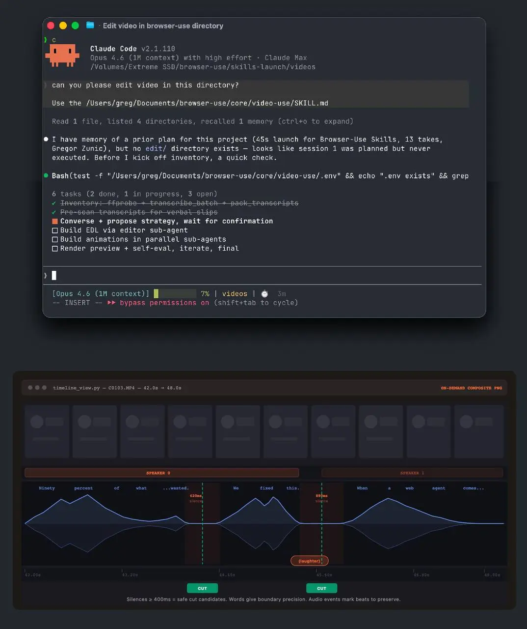 🔥 CapCut в помойку — мощный автономный редактор на основе хайпового Claude Code, и это буквально ваш личный карманный монтажёр | Сетка — социальная сеть от hh.ru