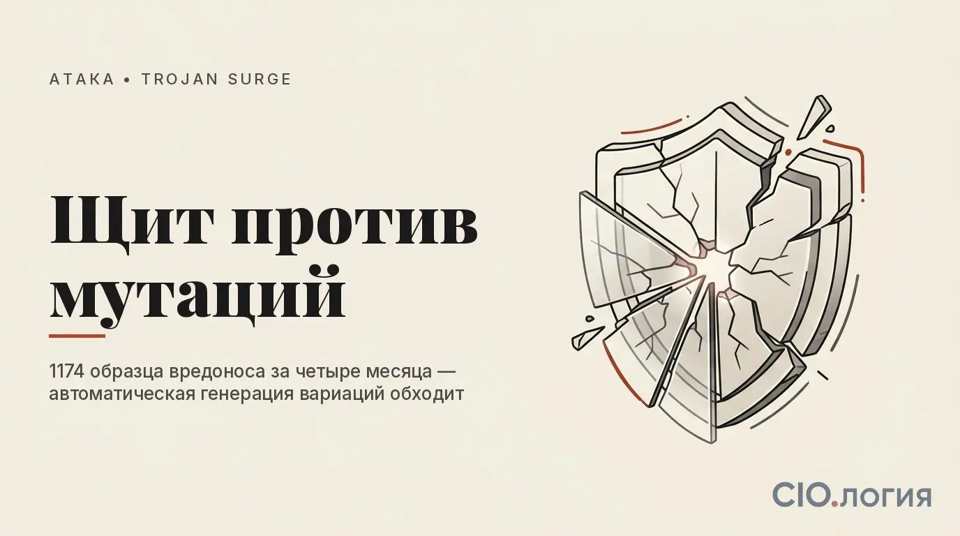 📊 Число троянов против российских компаний выросло в 18 раз за 4 месяца
С января по апрель 2026 — 1174 уникальных образца вредоносного ПО. За тот же период 2025-го было 66 | Сетка — социальная сеть от hh.ru