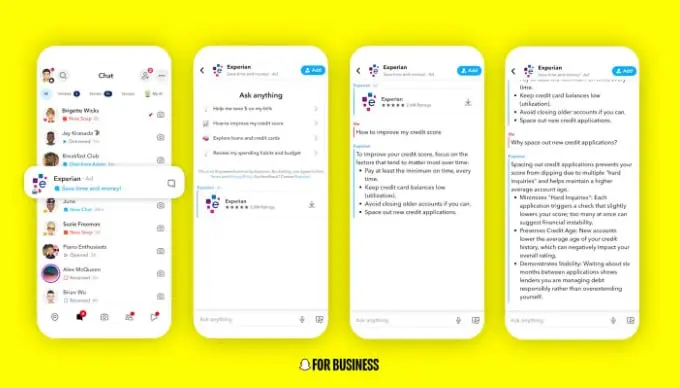 The Future of Ads Is Conversational: Introducing AI Sponsored Snaps - линк
Snap запускает новый необычный формат, который, впрочем, вполне в духе времени | Сетка — социальная сеть от hh.ru