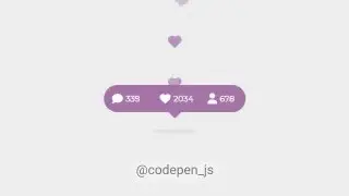 15 Incrementing Counter — реакции. Реализована с помощью CSS и JS
https://codepen.io/nietoperq/pen/RwYwVPP | Сетка — социальная сеть от hh.ru