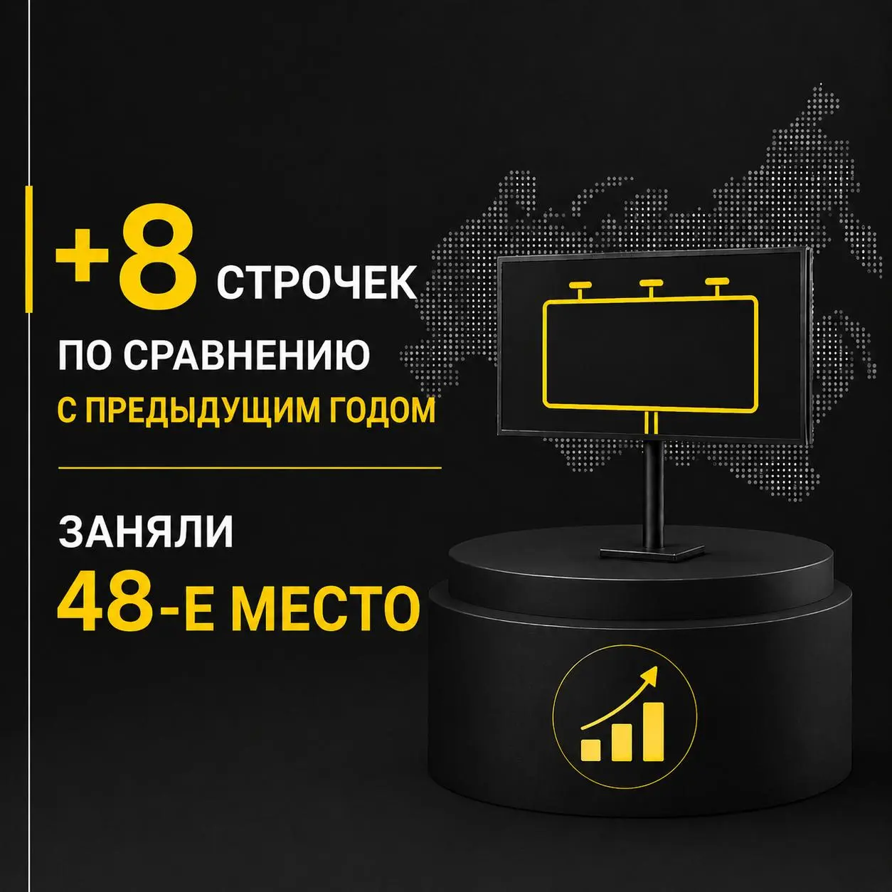 📈 Мы вошли в 9-й ежегодный рейтинг российских OOH-операторов от @allbillboards, который составляется на основе бухгалтерской отчетности ФНС России | Сетка — социальная сеть от hh.ru