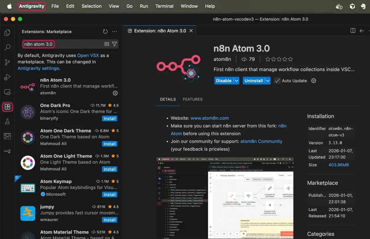 🤯АВТОМАТИЗАЦИЯ РАБОТЫ В СРЕДЕ
Релизнулось расширение VSCode n8n-atom, которое автоматизирует всю рутину в редакторе за минуту → ИИ-агенты, действия и вызовы инструментов в одной цепочке 🎯
▌ Что умеет?... | Сетка — социальная сеть от hh.ru