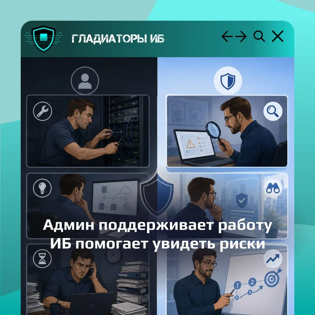 “У нас есть админ” — почему это не всегда закрывает вопрос ИБ
🖥 Системный администратор часто держит на себе половину рабочего дня компании | Сетка — социальная сеть от hh.ru