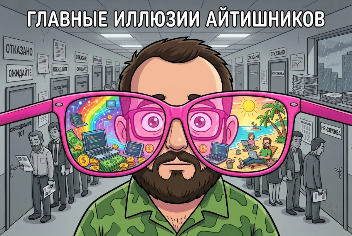 Главные иллюзии IT-специалистов | Сетка — социальная сеть от hh.ru