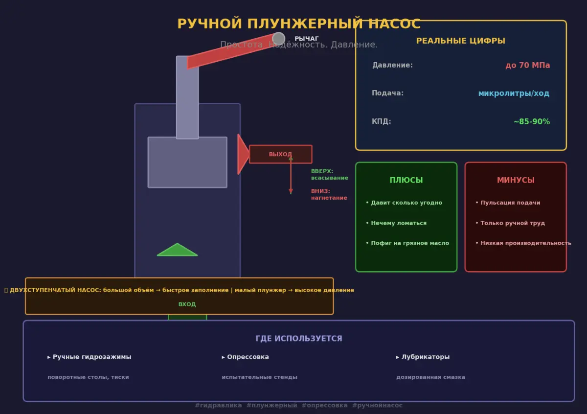 Ручной плунжерный насос. | Сетка — социальная сеть от hh.ru