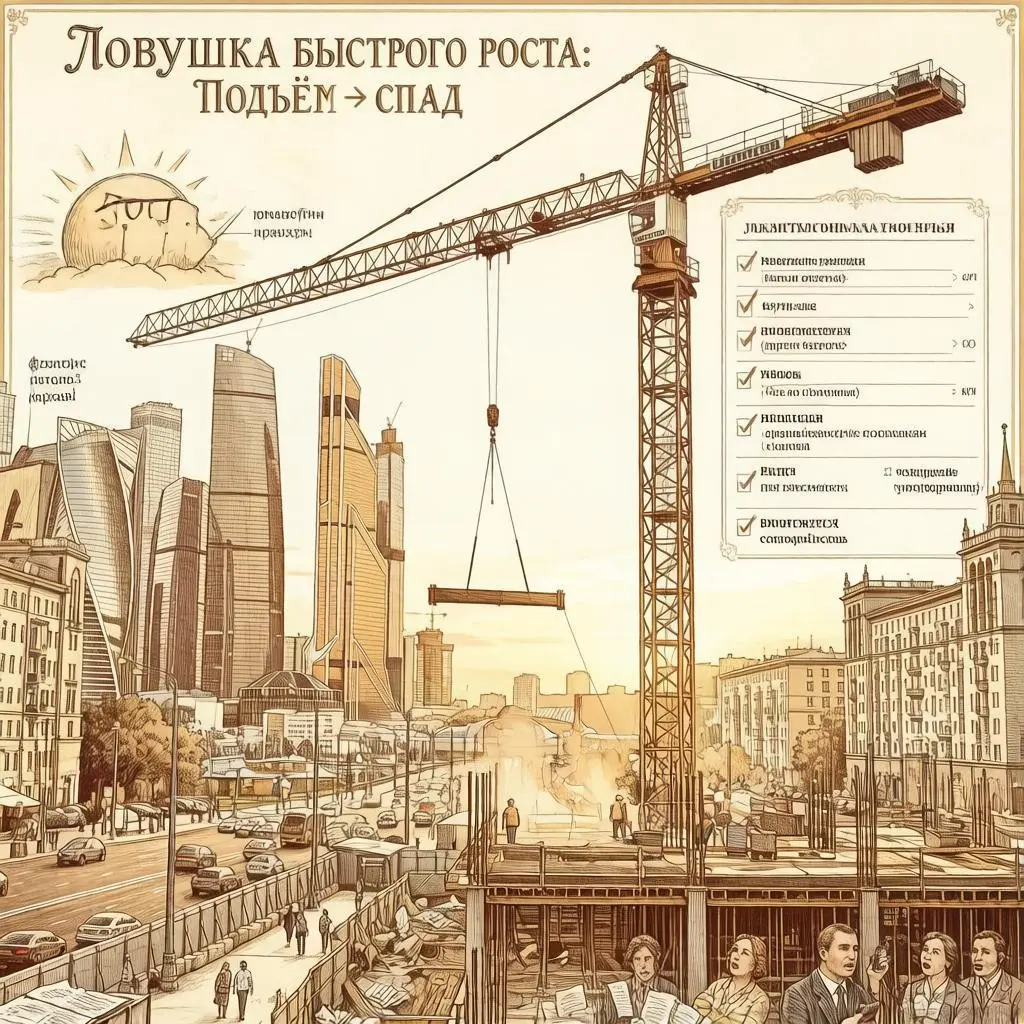 Ловушка быстрого роста строительной компании: 📈➡️📉 | Сетка — социальная сеть от hh.ru