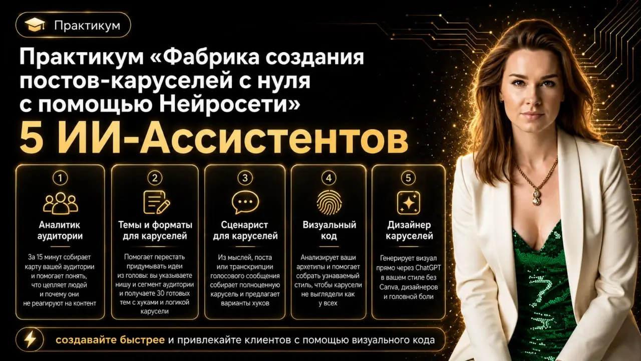 Я поняла одну очень неприятную вещь про карусели, пока собирала новый Практикум
Большинство экспертов не делают карусели не потому, что у них нет идей | Сетка — социальная сеть от hh.ru
