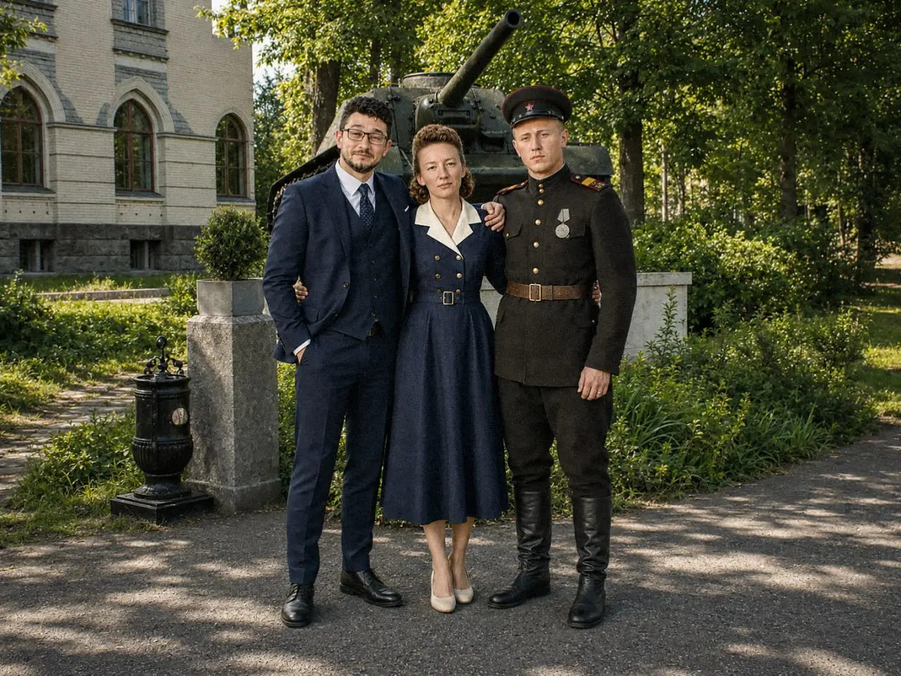 С Днём Победы! 🎆🎆🎆
У меня есть одна фотография. Дедушка стоит у танка, в форме, после училища. Молодой, серьёзный, почти не различимый на снимке. Бумага выцвела так, что лицо нужно угадывать | Сетка — социальная сеть от hh.ru