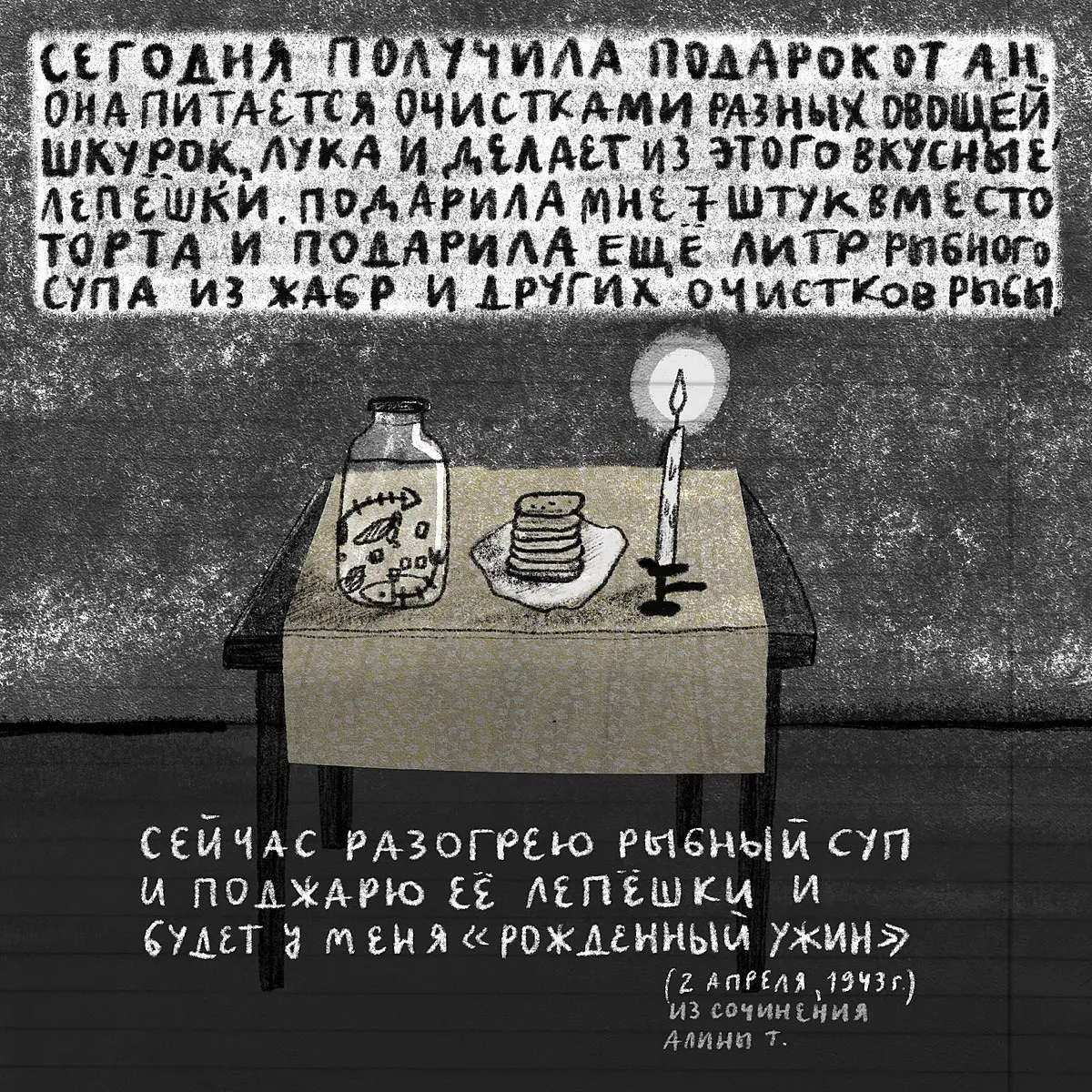 «Проклятый век! Чудовищное время!» — дневники Второй мировой в авторских иллюстрациях | Сетка — социальная сеть от hh.ru