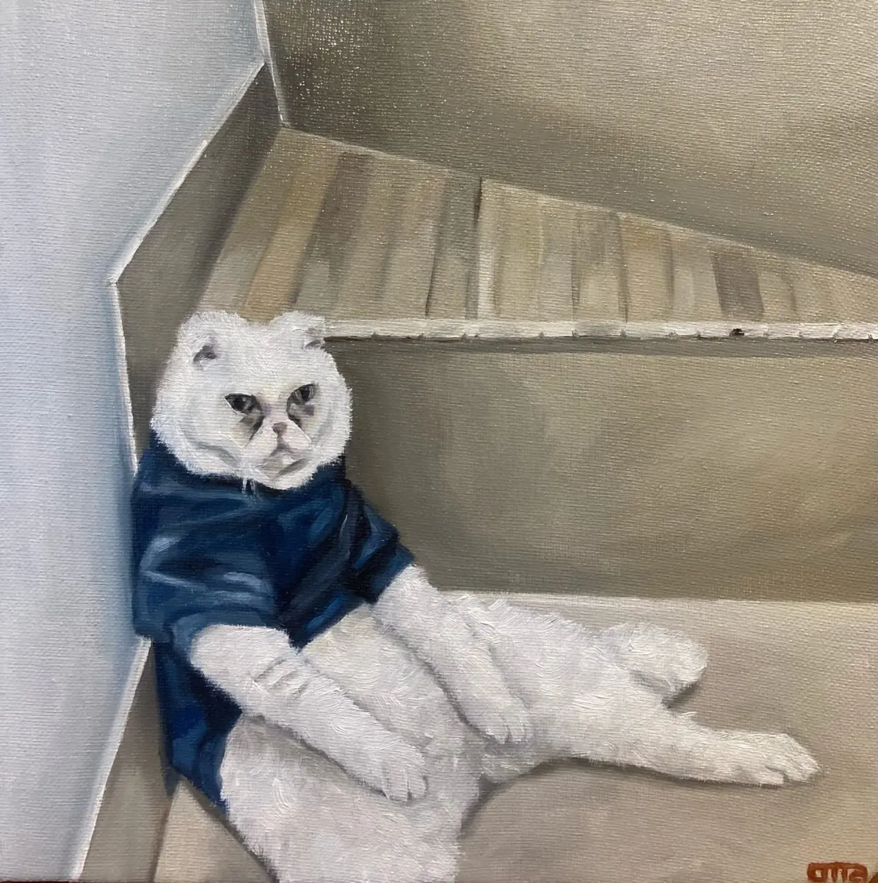 Оля Петрова,
"Дайте ему кофе"
Воскресный #Арт@poldner #Коты@poldner | Сетка — социальная сеть от hh.ru