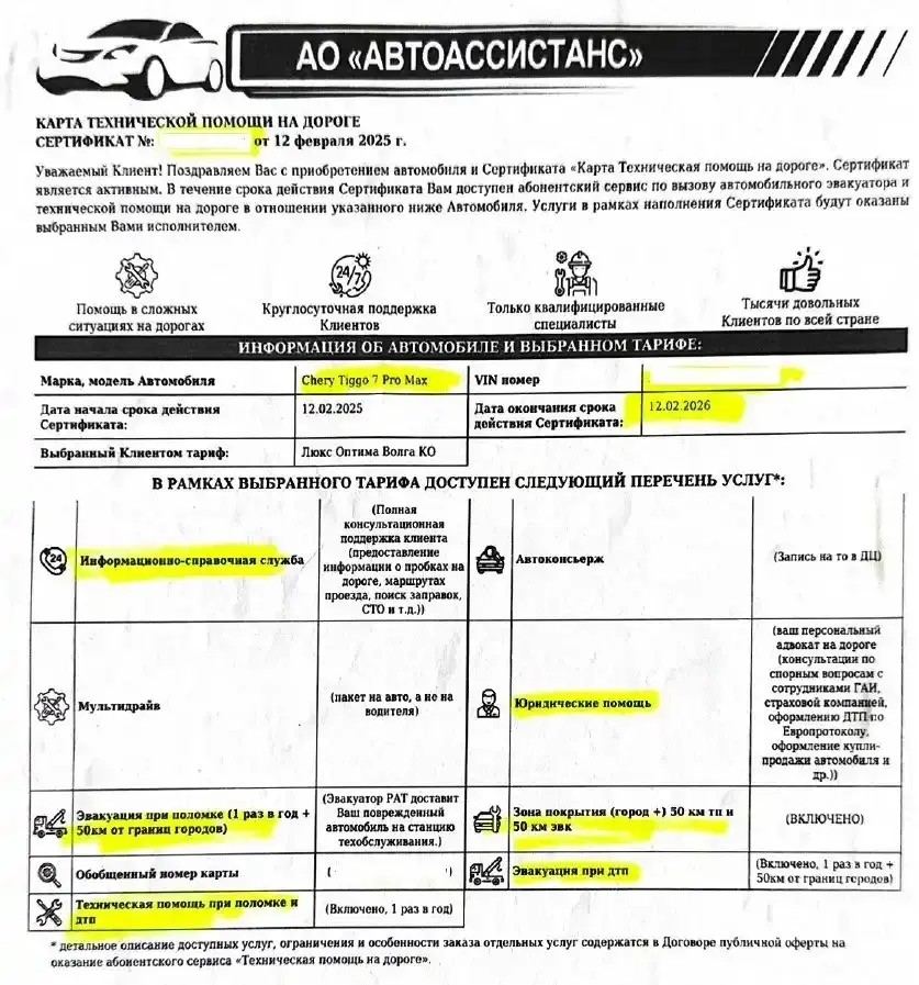 Карта помощи на дороге - навязали в автокредит | Сетка — социальная сеть от hh.ru