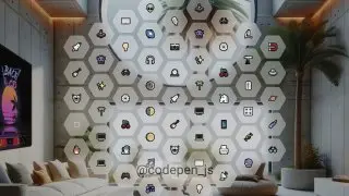 Hexagon Grid - Ripple Effect — пульсация. Реализована с помощью CSS и JS
https://codepen.io/konstantindenerz/pen/poYVOpv | Сетка — социальная сеть от hh.ru
