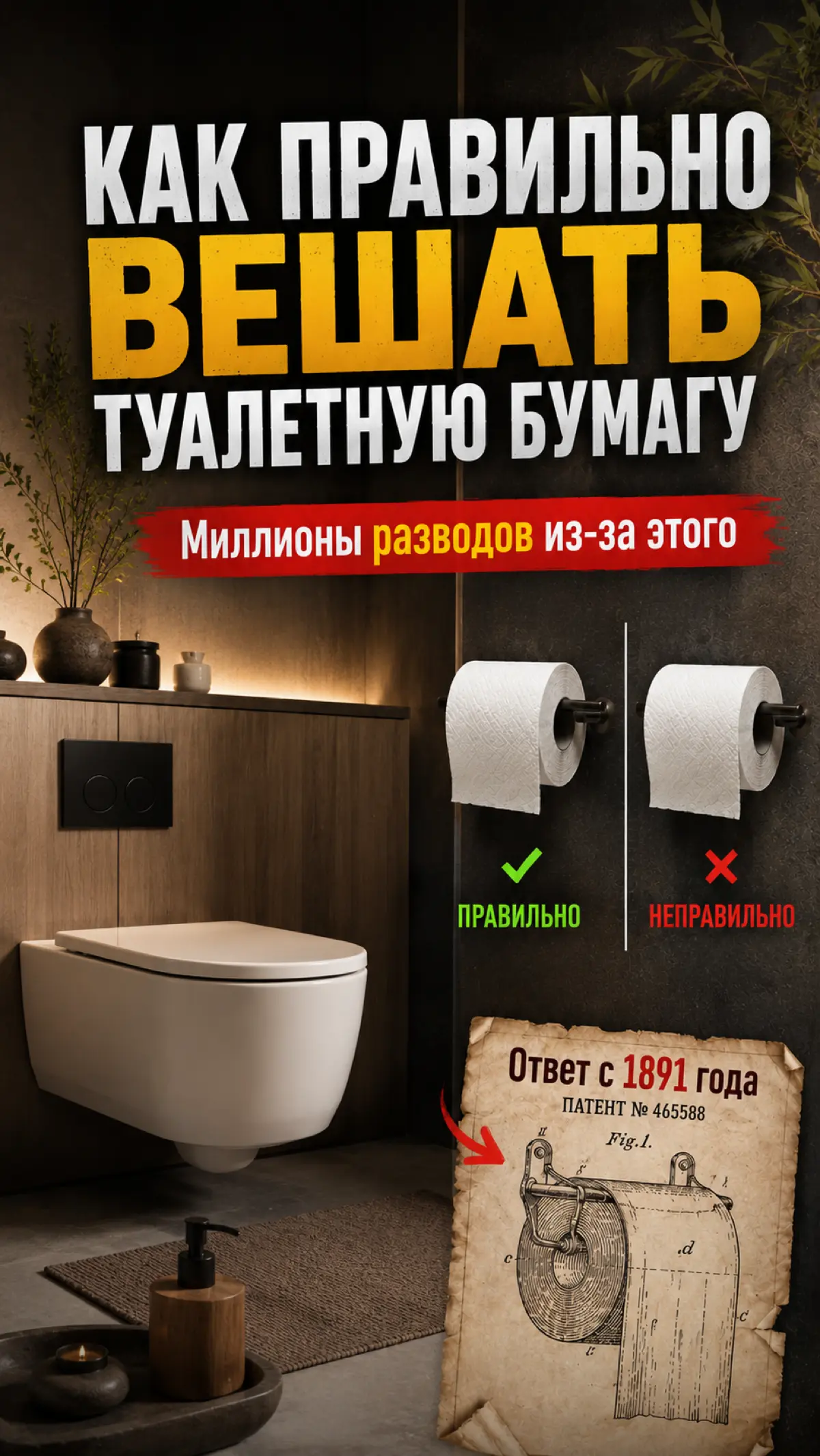 Как правильно вешать туалетную бумагу? | Сетка — социальная сеть от hh.ru