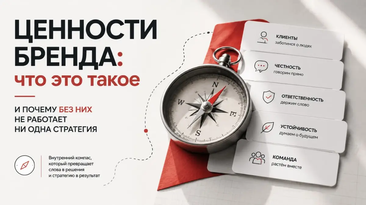 Ценности бренда часто воспринимают как красивые слова для презентации, но на практике именно они определяют, как компания принимает решения, выстраивает доверие и проходит кризисы | Сетка — социальная сеть от hh.ru